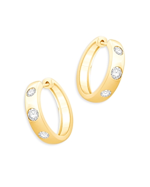 Bloomingdale's Diamond Hoop Earrings in 14K Yellow Gold, 0.60 ct. t.w. - 100% Exclusive
