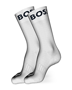 Boss Cotton Blend Logo Sport Socks, Pack of 2