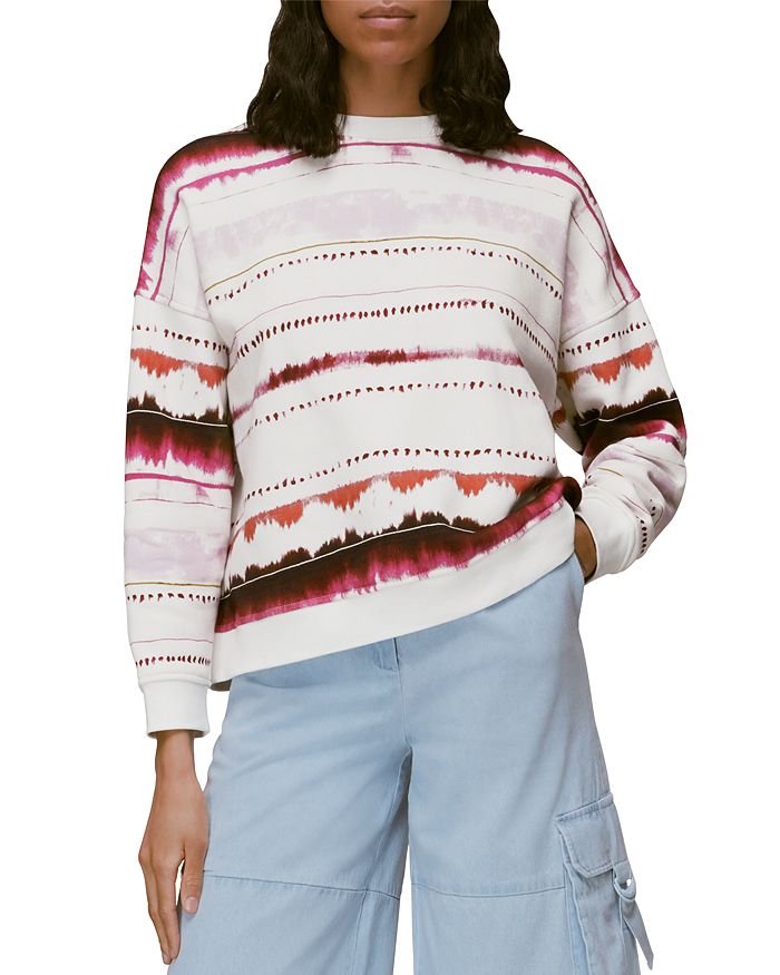 Whistles Tie Dyed Horizon Sweatshirt Bloomingdale's