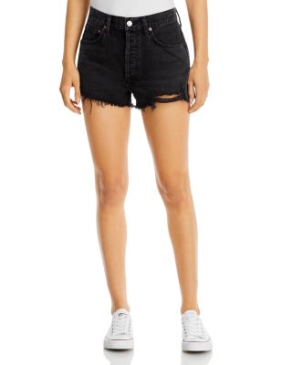 AGOLDE Parker High Rise Cotton Shorts 