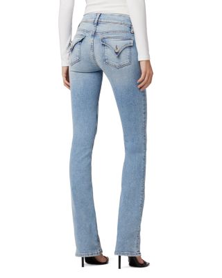 Beth Mid Rise Baby Bootcut Jeans in Motion