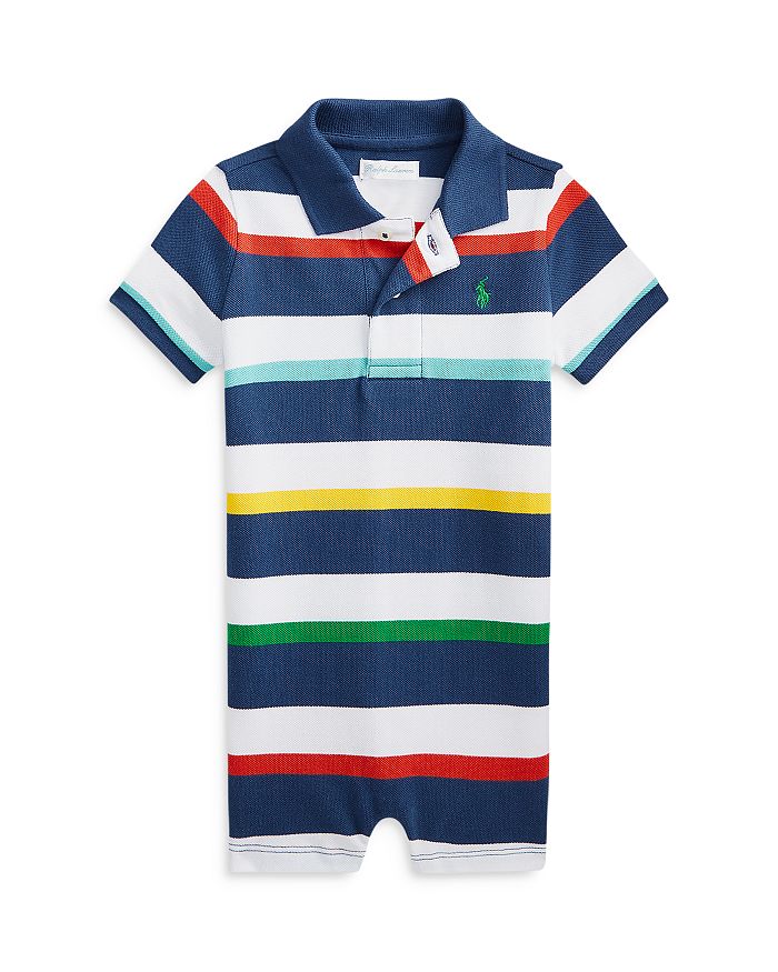 Cotton mesh outlet polo shortall