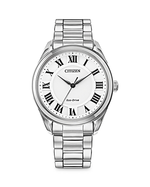 Citizen Eco-Drive Arezzo Women's Stainless Steel Watch, 35mm