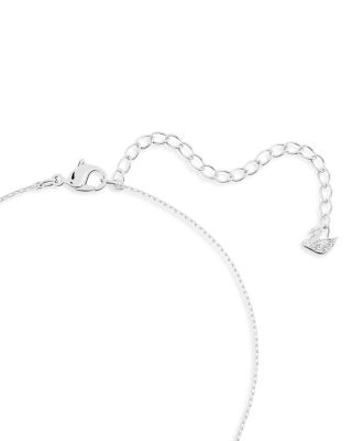 Stilla Solitaire Crystal Pendant Necklace, 14.9"