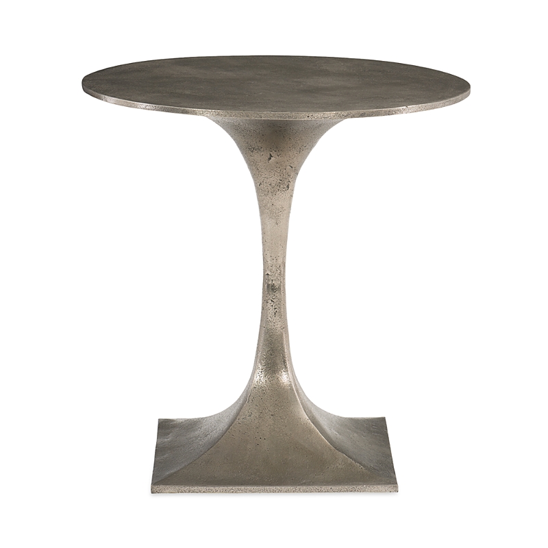 Bernhardt Randolph Slender Pedestal End Table In Espresso