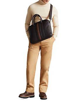 Ted Baker - Nevver Striped Faux Leather Document Bag