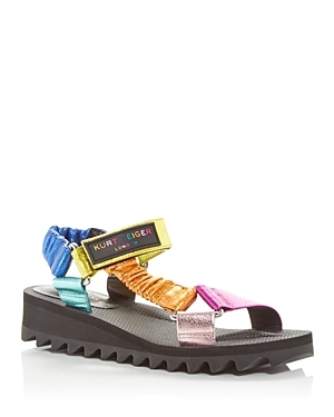 Shop Kurt Geiger Women's Orian Color Block Sandals In Open Misce