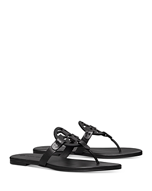 Shop Tory Burch Women's Miller Thong Sandals In Perfect Black