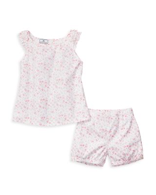 Petite Plume Girls' Dorset Floral Amelie Pajama Shorts Set - Baby, Little Kid, Big Kid