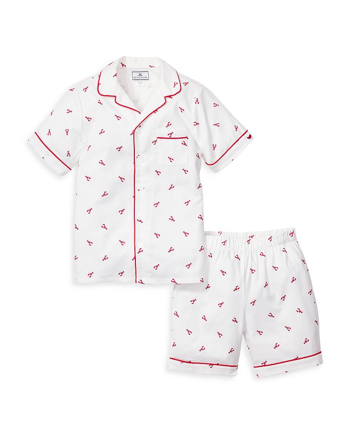 Petite Plume Unisex Brixham Lobster Pajama Shorts Set - Baby, Little ...