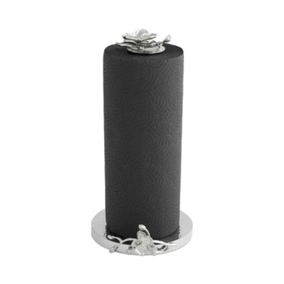White Orchid Paper Towel Holder 