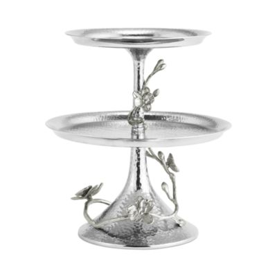 White Orchid 2-Tier Etagere