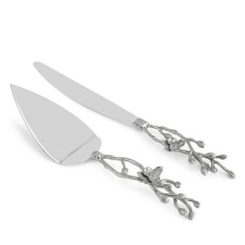 Michael Aram - White Orchid Wedding Cake Knife & Server Set