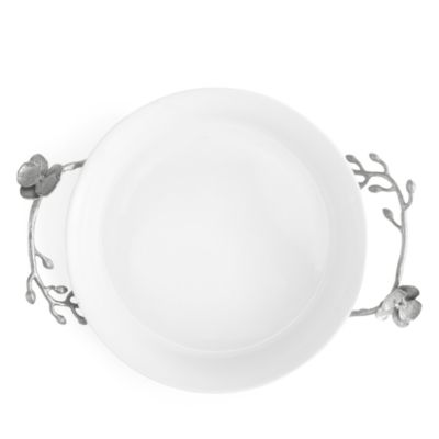 Michael Aram White Orchid Pie Plate