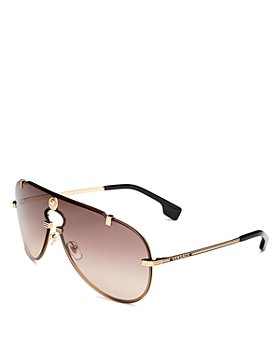 Versace -  Shield Aviator Sunglasses, 148mm