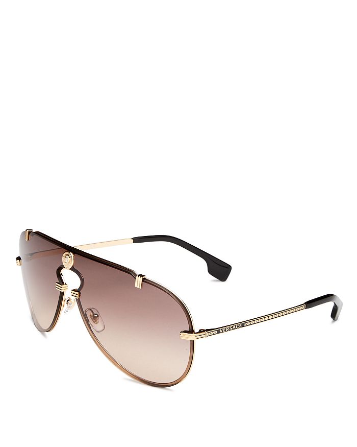 Versace - Shield Aviator Sunglasses, 148mm