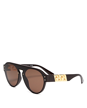 Versace Men's Brow Bar Aviator Sunglasses, 44mm