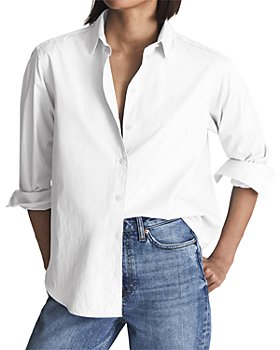 Aspesi Cotton Shirt in White Womens Clothing Tops Shirts 