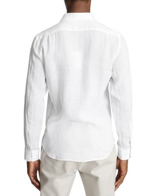 Ruban Long Sleeve Linen Shirt