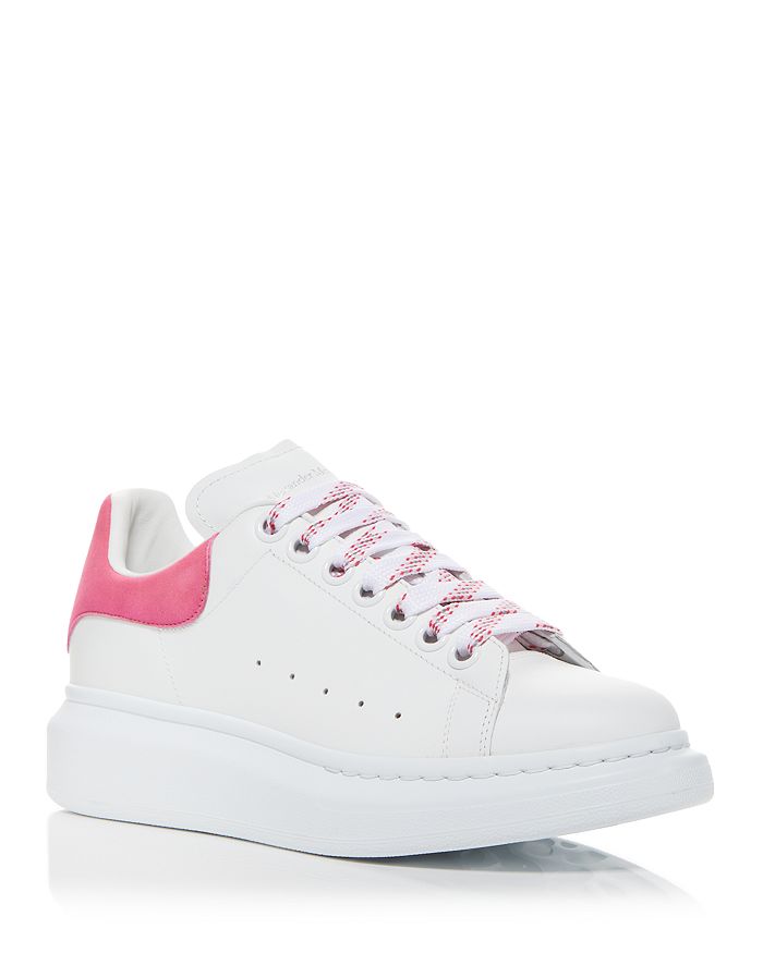 Alexander mcqueen store sneakers pink suede
