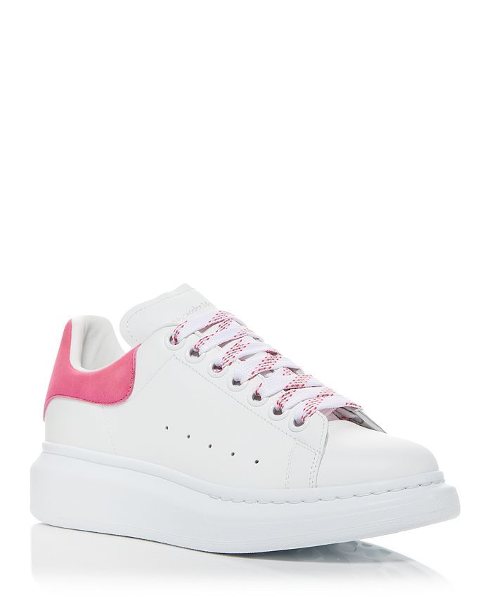 Shop Alexander McQueen Little Girl's Oversized Sparkle Sneakers