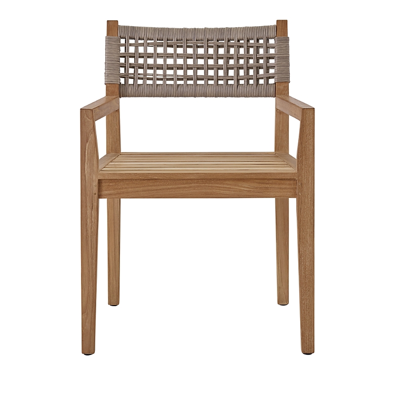 Bloomingdale's Universal Chesapeake Outdoor Dining Chair In Wood/med Brown