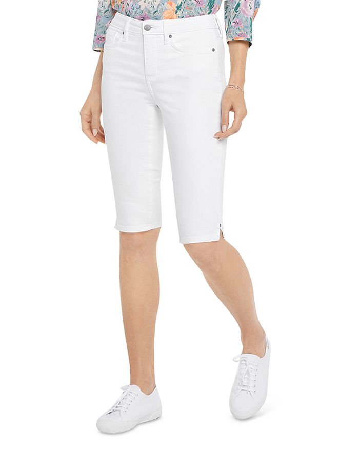 nøje neutral Forord NYDJ Bike Capri Jeans in Optic White | Bloomingdale's