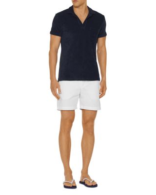 Cotton Terry Solid Tailored Fit Polo Shirt