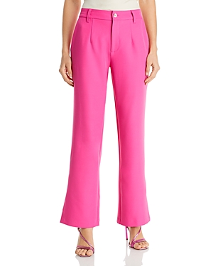 Sanctuary Women's Noho Slit-cuff Trouser Pants In Tart