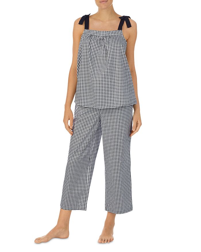 kate spade new york Gingham Camisole Cropped Pajama Set | Bloomingdale's