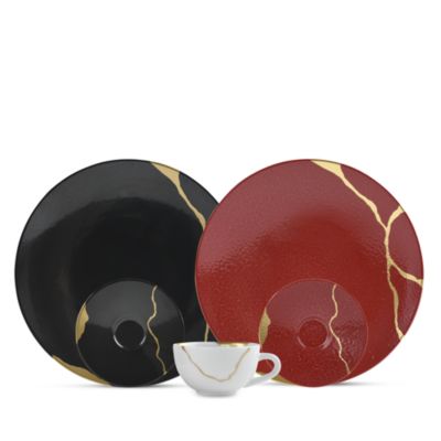 Bernardaud Kintsugi Rogue Empereur & Charbon Collection