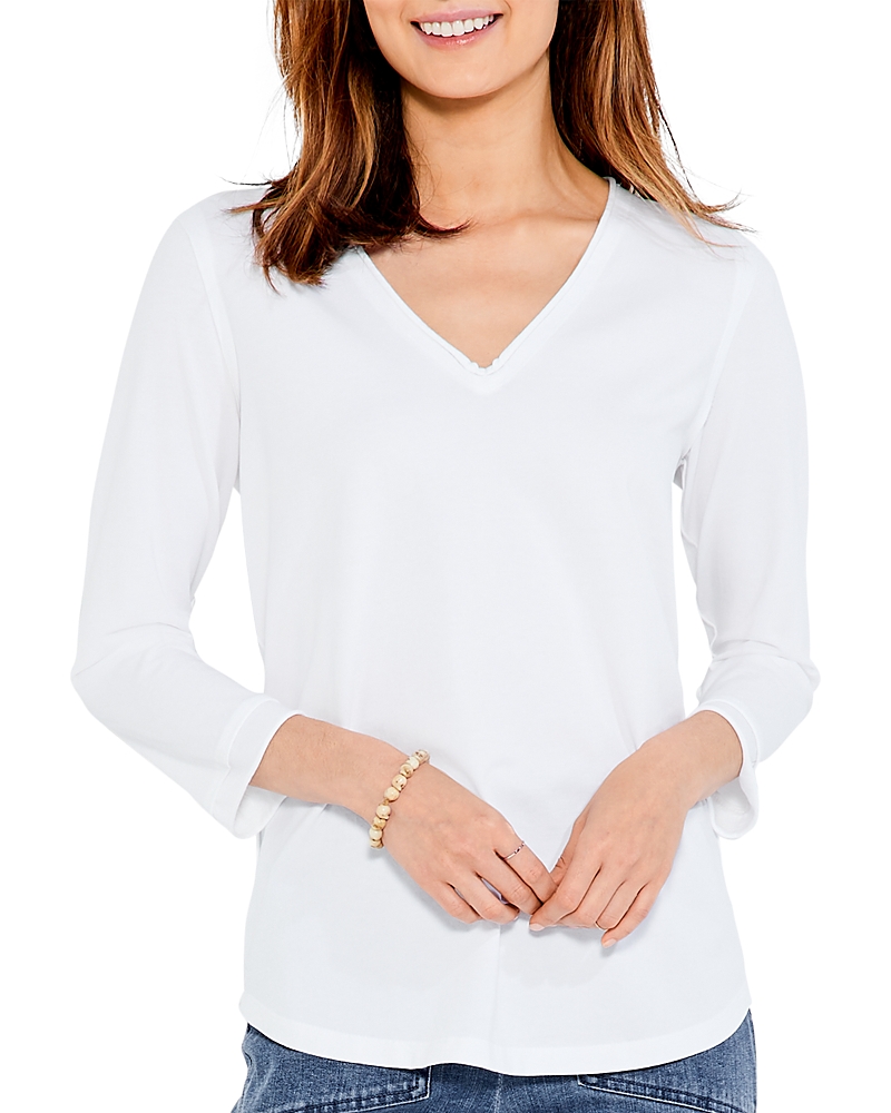 Nzt Roll V Tee In Paper White