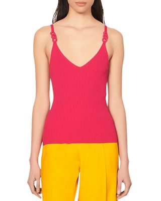 Sandro Logan Sleeveless Sweater In Malabar