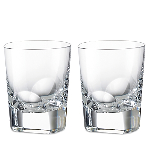 Rogaska Manhattan Double Old-fashioned Glass, Set Of 2 In Clear