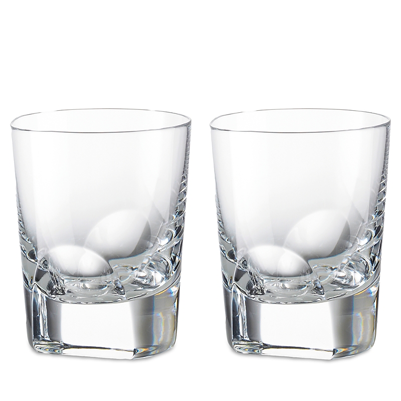 Rogaska Manhattan Double Old Fashioned Pair In Clear