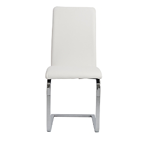 Euro Style Cinzia Side Chair, Set Of 2 In White