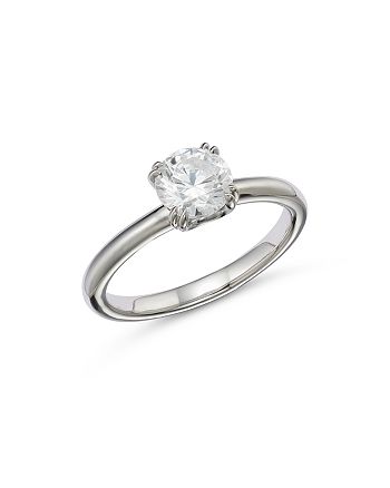 Bloomingdale's - Certified Diamond Solitaire Ring in 14K White Gold featuring diamonds with the De Beers Code of Origin, 1.25 ct. t.w. - 100% Exclusive