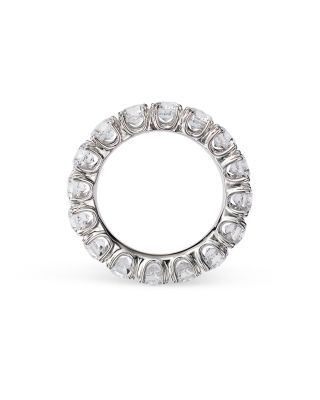 Certified Diamond Eternity Band in 14K White Gold featuring diamonds with the De Beers Code of Origin, 5.0 tcw 