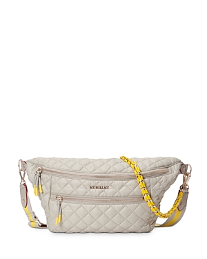 Mz Wallace Crosby Sling Convertible Belt Bag In Atmosphere/sunflower
