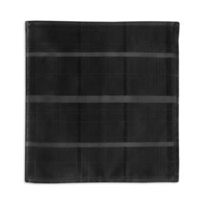 Elegance Plaid Damask Napkins, Set of 4