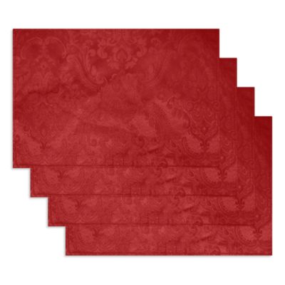 Caiden Elegance Damask Placemat, Set of 4
