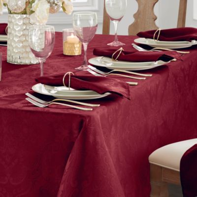 Caiden Elegance Damask Tablecloth, 52" x 52"