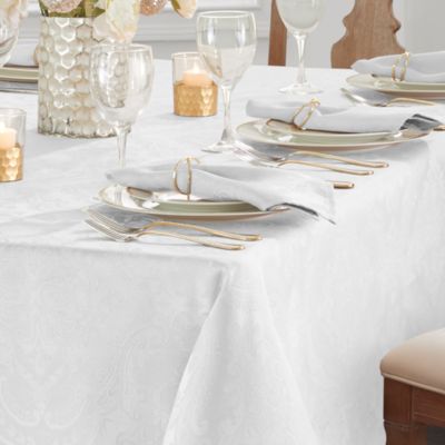 Caiden Elegance Damask Oblong Tablecloth, 60&amp;quot; x 144&amp;quot; 