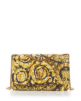 Versace - Baroque Print Quilted Fabric Shoulder Bag
