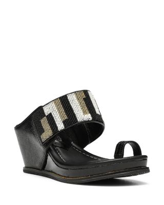 Donald Pliner Women's Beaded Wedge 
