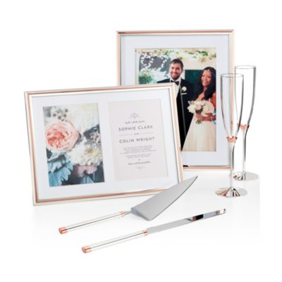 Rosy Glow Toasting Flute, Set of 2