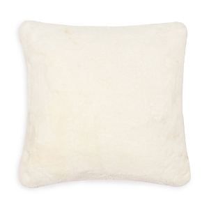 Apparis Brenn Faux Fur Pillowcase, Square In Ivory