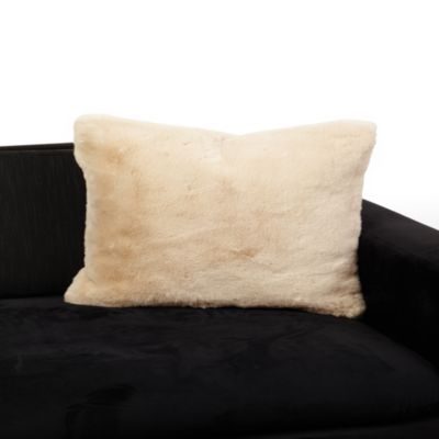 Brenn Faux Fur Pillow, Square