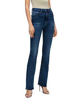 7 For All Mankind Karah Fitted Bootcut High Waist Jeans Medium Wash 24-27 $189 