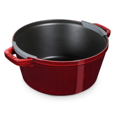 4 Pc Stackable Enameled Cast Iron Set